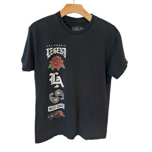 Poison T-Shirt Men's Medium Black California Legend